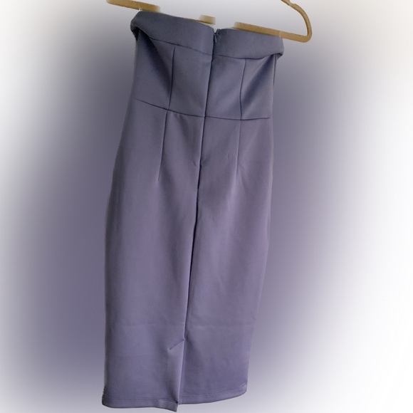 Venus Womens Size 4 Periwinkle Strapless Tube Mini Dress Brand New - Picture 2 of 5